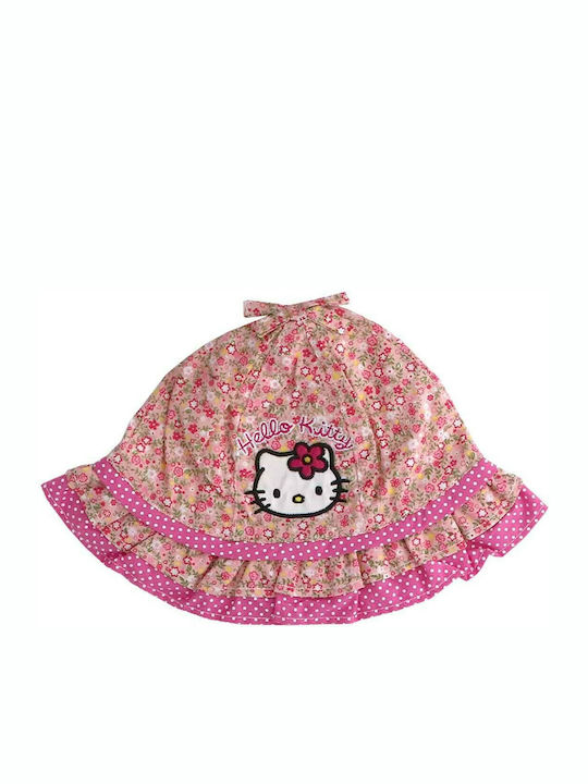 Sanrio Παιδικό Καπέλο Bucket Υφασμάτινο Hello Kitty Ροζ