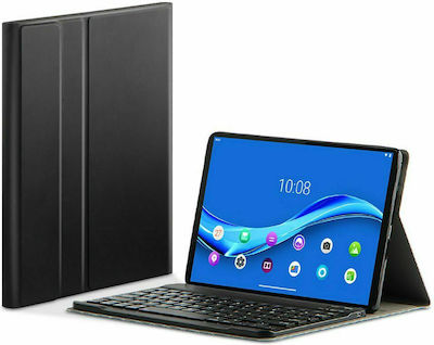 Tech-Protect Smartcase Flip Cover Synthetic Leather with Keyboard English US Black (Lenovo Tab M10 HD (2nd Gen) 10.1")