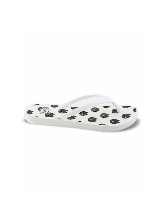 Cubanitas Women's Flip Flops White