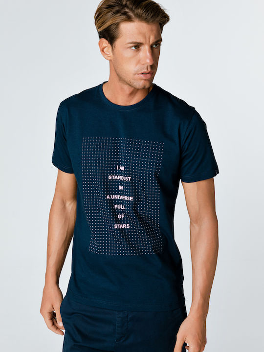 Santana T-shirt Navy Μπλε
