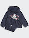 Adidas Kids Sweatpants Set Navy Blue 2pcs Badge Sport Graphic