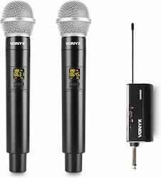 Vonyx Wireless Microphone WM552 2pcs Handheld for Voice