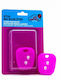 Silicone Car Key Cover Case Car Safety with 2 Buttons for Citroen / Peugeot / Toyota Pink