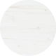 vidaXL Rund Tischoberfläche aus Massivholz WHITE 40x40x2.5cm 813652 1Stück