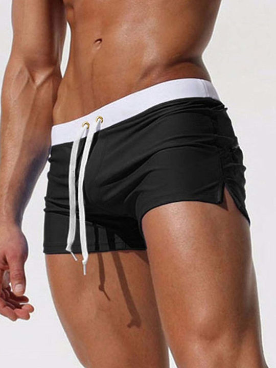 AngelSin Herren Badebekleidung Shorts Schwarz