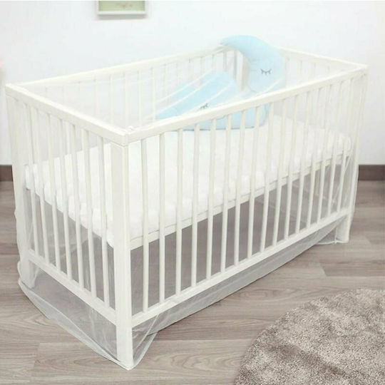 Kiokids Baby Mosquito Net for Crib White