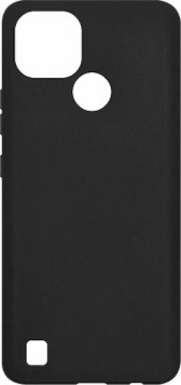 Senso Soft Touch Back Cover Σιλικόνης Μαύρο (Realme C21Y / C25Y)