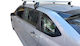 Menabo Aluminum Car Roof Bars for Honda FR-V 5D for Cars with Factory Bars Set with Roof Rack Legs Silver