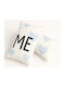 Beboulino Baby Cotton Pillowcases Set White 20x30cm