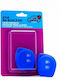 Silicone Car Key Cover Case Car Safety with 2 Buttons for Fiat / Opel / Suzuki Blue