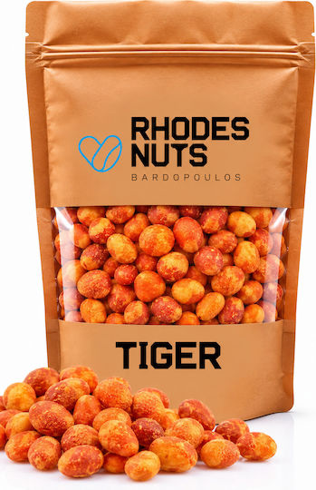 Rhodes Nuts Bardopoulos Peanuts Tiger Roasted Salted 250gr