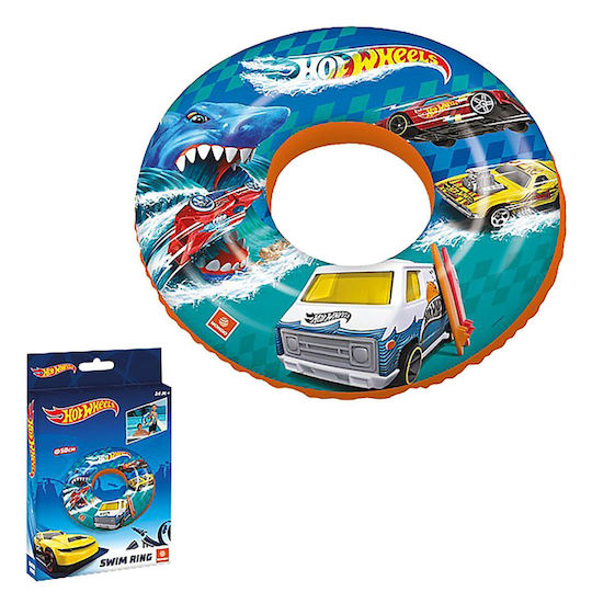 Mondo Παιδικό Σωσίβιο Κουλούρα Hot Wheels με Διάμετρο 50εκ. από 2 Ετών Πολύχρωμο
