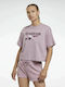 Reebok Quirky Women's Athletic Oversized T-shirt Infused Lilac