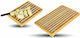 Novatex Schneidebrett für Brot Hölzernes Beige 50x35cm 1Stück