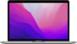 Apple MacBook Pro 13.3" (2022) IPS Retina Display (M2/8GB/256GB SSD) Gri spațial (Tastatură GR)