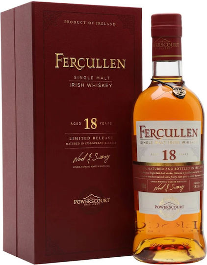 Fercullen Single Malt Ουίσκι 18 Ετών Ιρλανδίας 46% 700ml