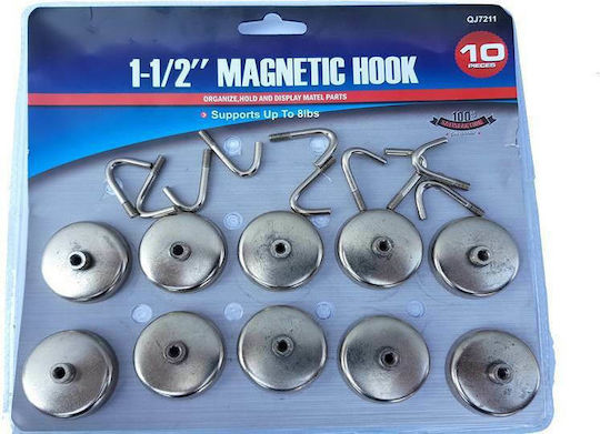 Round Magnet with Traction Force 4kg L35xW35mm 10pcs