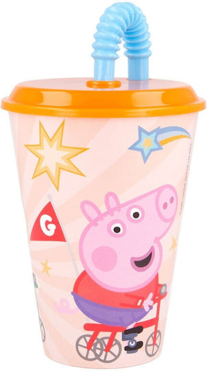 Stor Baby Cup Peppa made of Plastic Orange 430ml