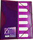 ErichKrause Folder with Rubber Band for Paper A4 Purple