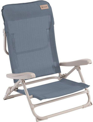 Outwell Seaford Καρεκλάκι Παραλίας με Ψηλή Πλάτη Ocean Blue 62x54x80εκ.