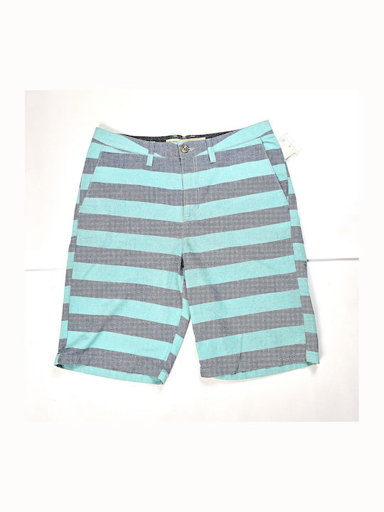 Dewitt Macro Men's Shorts Grey/Turquoise
