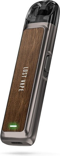 Lost Vape Ursa Nano Kit de poduri 2.5ml cu Baterie Încorporată 800mAh Gunmetal Walnut Wood