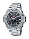 Casio G-Shock G-Steel Uhr Batterie mit Silber Metallarmband