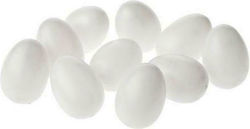 Efco Plastic Craft Egg Plastic Egg 6cm White