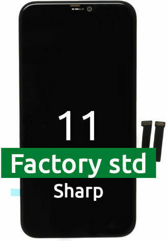 Screen Factory STD LCD with Touch Mechanism for iPhone 11 (Black)