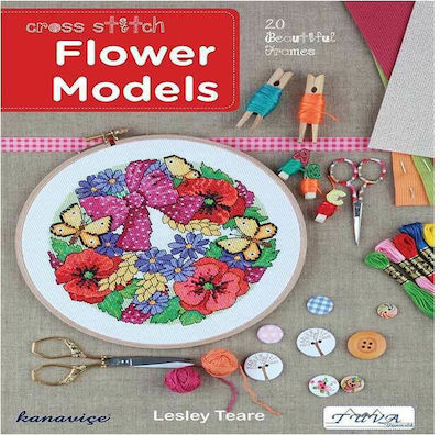 Cross Stitch Flower Models: 20 Beautiful Frames