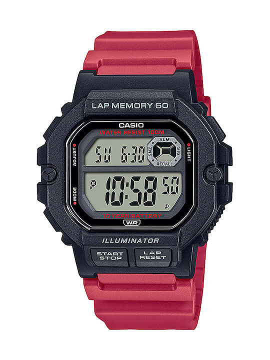 Casio Digital Men's Watch 44.5mm Chronograph Ba...