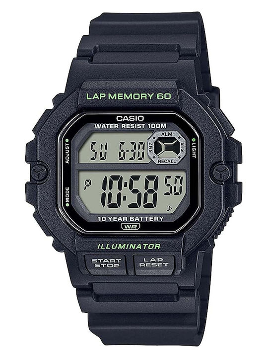 Casio Digital Men's Watch 44.5mm Chronograph Ba...