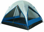Camping Plus by Terra Comet 4P Σκηνή Καλοκαιρινή (4 Ατόμων) Blue