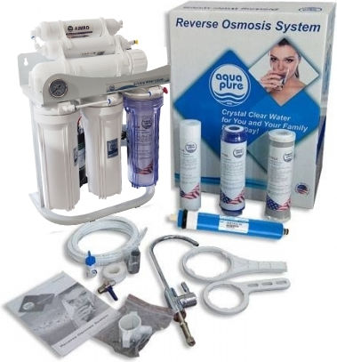 Aqua Pure System der Umkehrosmose 7 Etappen Alkaline