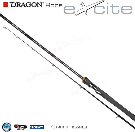 Dragon Excite Spinn Fishing Rod for Spinning 2.45m 4-21gr
