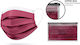 Vestamed VMM40 Protective Mask Non-Reusable Type IIR Surgical Burgundy 10pcs