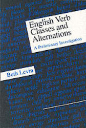 English Verb Classes And Alternations