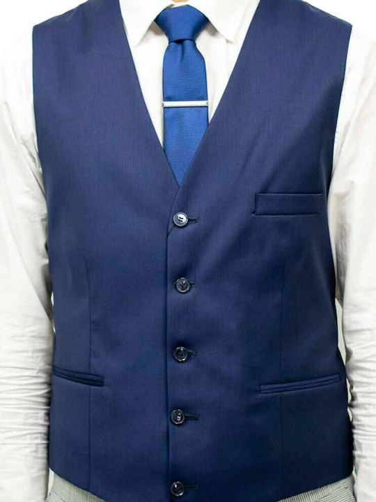 Men's Wedding Vest ARTISTI ITALIANI (10561/V) - BLUE