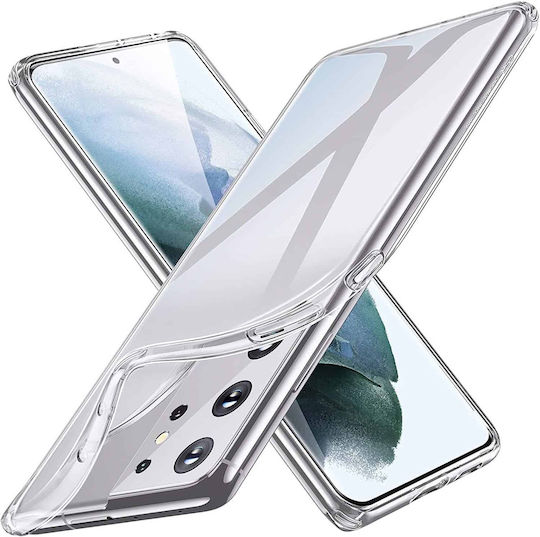 Galaxy S21 Umschlag Rückseite Silikon Transparent (Galaxy S21 Ultra 5G)