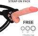 Rock Army Sherman Gurtzeug mit Dildo 24cm in Hautfarbe