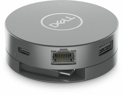 Dell DA305 USB-C Stație de andocare cu HDMI/DisplayPort 4K PD Ethernet Argint