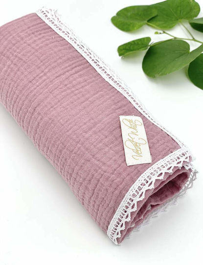 Velvet White Decke zum Einwickeln 65x65cm