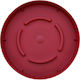 Plastona City Round Plate Pot Burgundy 14.7x14.7cm