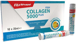 Fit Fish Collagen Plus 10x25ml 250ml Portocală Mango