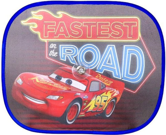 Disney Πλαϊνά Σκίαστρα Αυτοκινήτου με Βεντούζα Cars 2τμχ