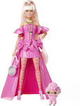 Barbie Fancy Pink Plastik Doll Extra for 3++ Years