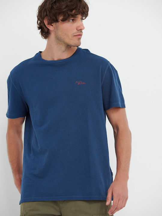 Funky Buddha Men's Short Sleeve T-shirt Indigo
