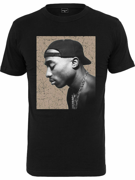 Cracked Backround T-shirt Μαύρο