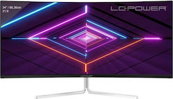 LC-Power LC-M34-UWQHD-100-C-V3 Ultrawide VA Curved Monitor 34" QHD 3440x1440 with Response Time 8ms GTG