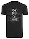 Merchcode The Wall T-shirt Pink Floyd Schwarz Baumwolle MC618-00007